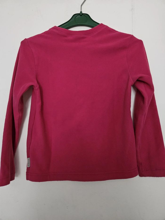 Pull polaire fille - Taille 8 ans (122-133cm) - Quechua - Rose fuschia - photo numéro 4