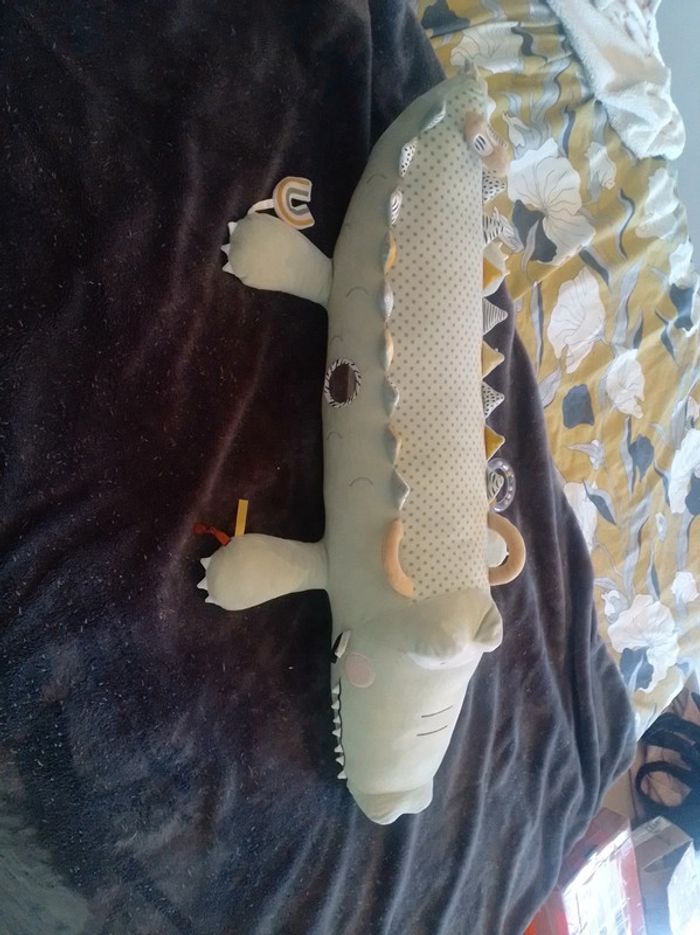 Crocodile peluche d'éveil - photo numéro 2