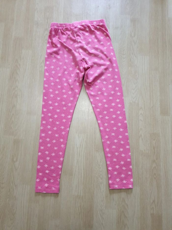 Leggin rose motifs papillons - photo numéro 3