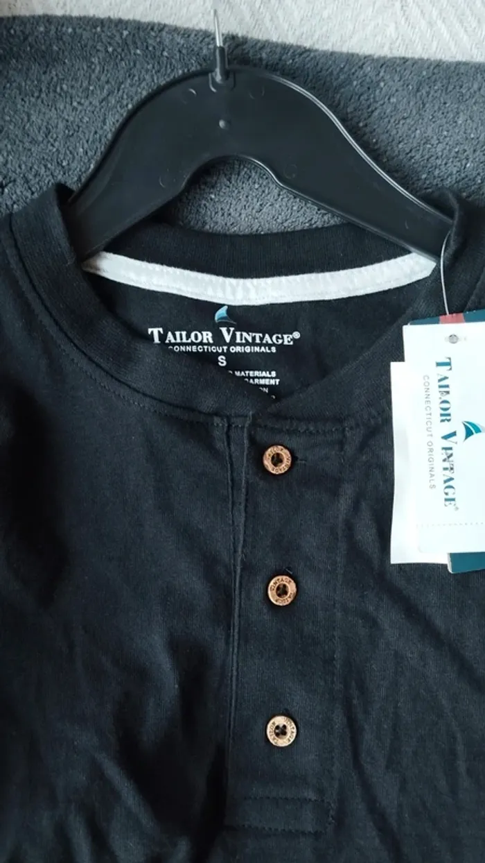 Tee-shirt noir Taylor vintage taille s homme - photo numéro 7