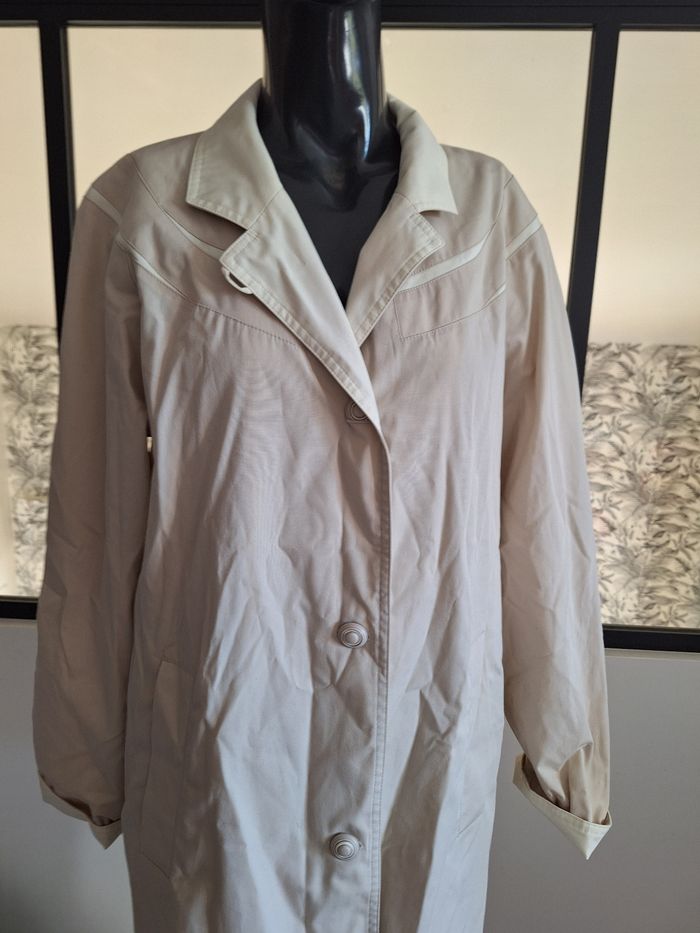 Trench beige vintage 40 - photo numéro 6