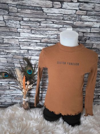 🤎 Joli pull fin Sister Forever de chez Gémo en 8 ans 🤎