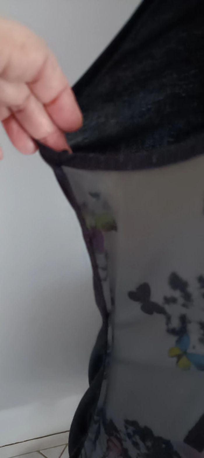 Jolie robe voile et imprimé fleuri - photo numéro 7