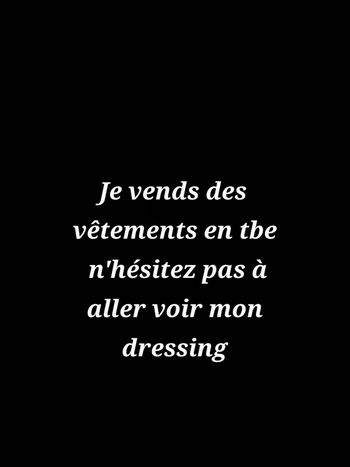 Vêtements en tbe pas chers