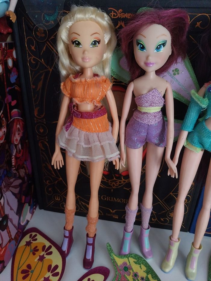 6 Poupées Winx Believix 1 Figurine Roxy Layla Musa Tecna Stella Flora et Bloom Believix Winx Club Witty Toys saison 4 Smoby - photo numéro 2