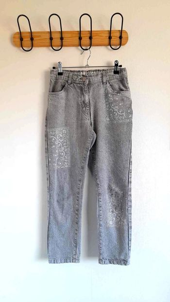 Jeans gris Lulu Castagnette 14 ans