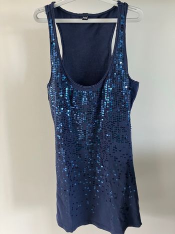 Débardeur bleu foncé brillant Pimkie M