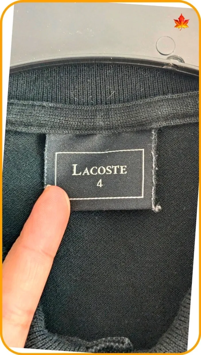 Polo Lacoste homme M vintage - photo numéro 4