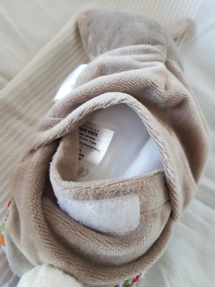 Peluche lapin  laboratoire marque verte - photo numéro 3