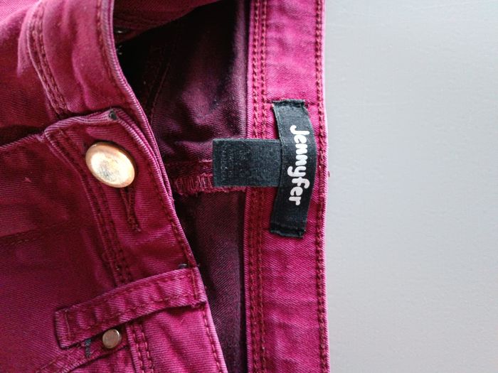 Pantalon Jennyfer bordeaux taille XS - photo numéro 6