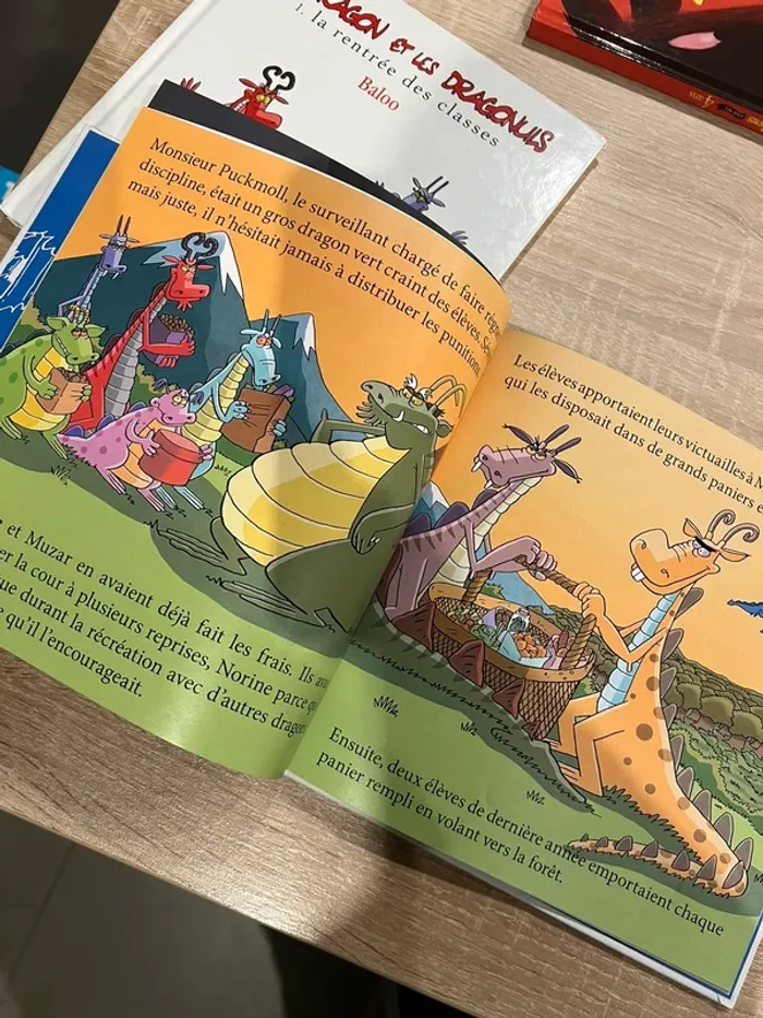 Lot 2 livres Ptit dragon et les dragonuls - photo numéro 6