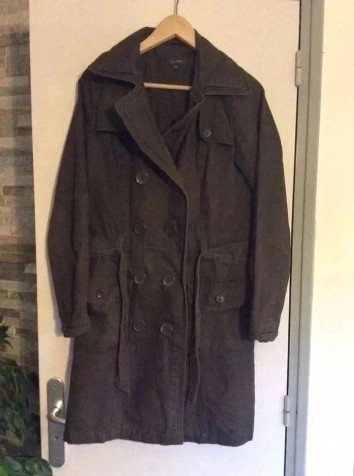 Trench marron épais