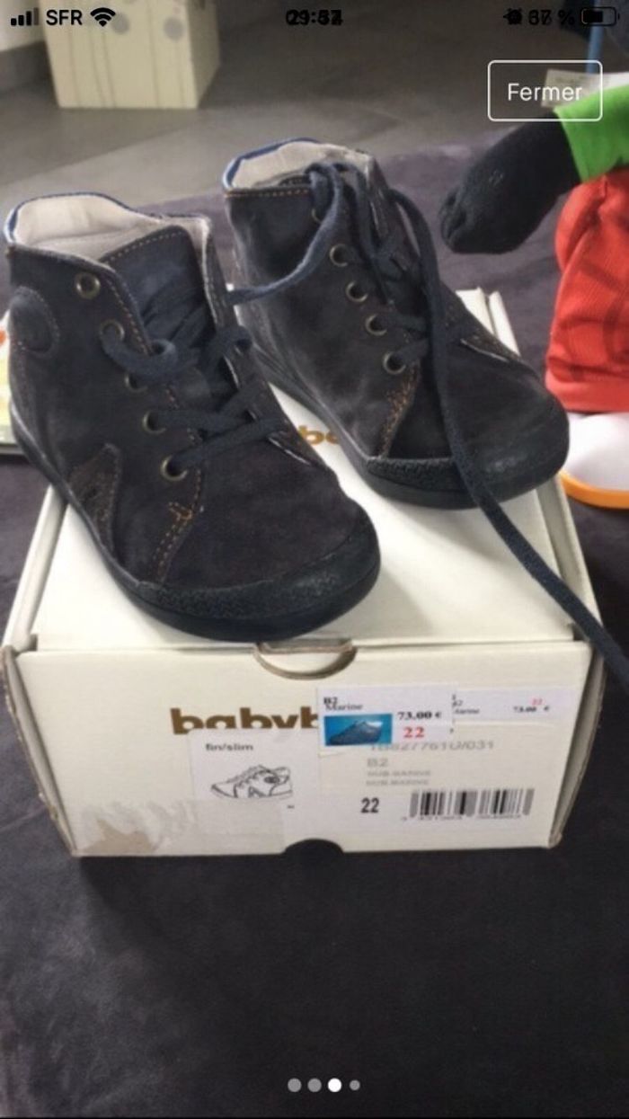 Chaussure baby botte taille 22 - photo numéro 2