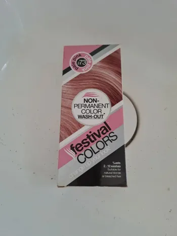 Couleur non permanente rose