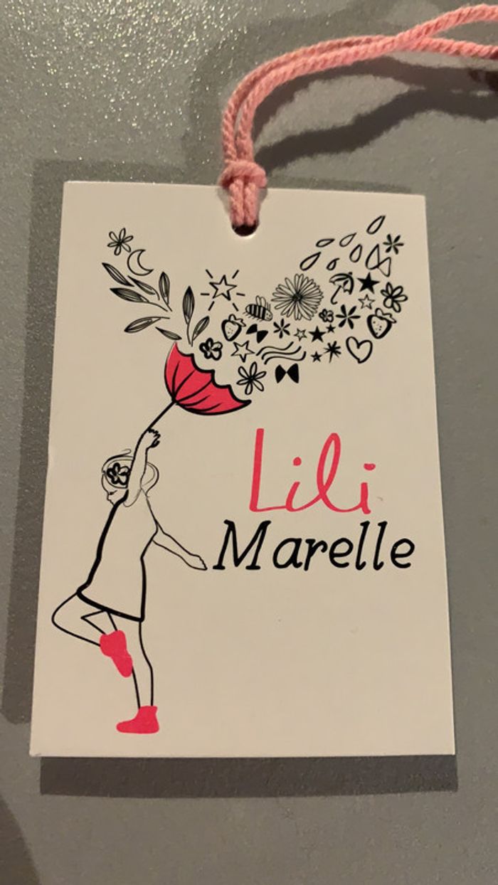 Robe rouge et marine 5 ans Lili Marelle - photo numéro 6