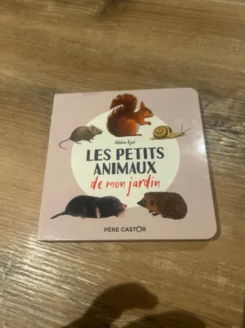 Livre mon imagier les petits animaux de mon jardin