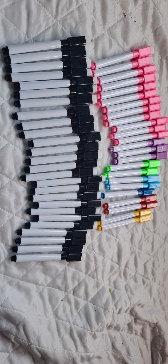 Lots des 50 pièces feutre Effacable  26 - photo numéro 6
