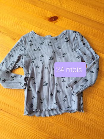 T-shirt manches longues 24 mois gémo