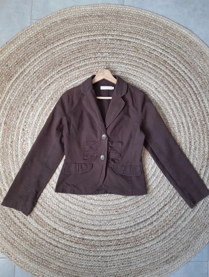 Veste blazer marron Cache Cache T36