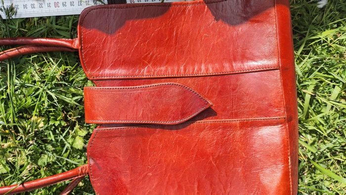 Petit sac a main adorable en feuille de cuir - photo numéro 2