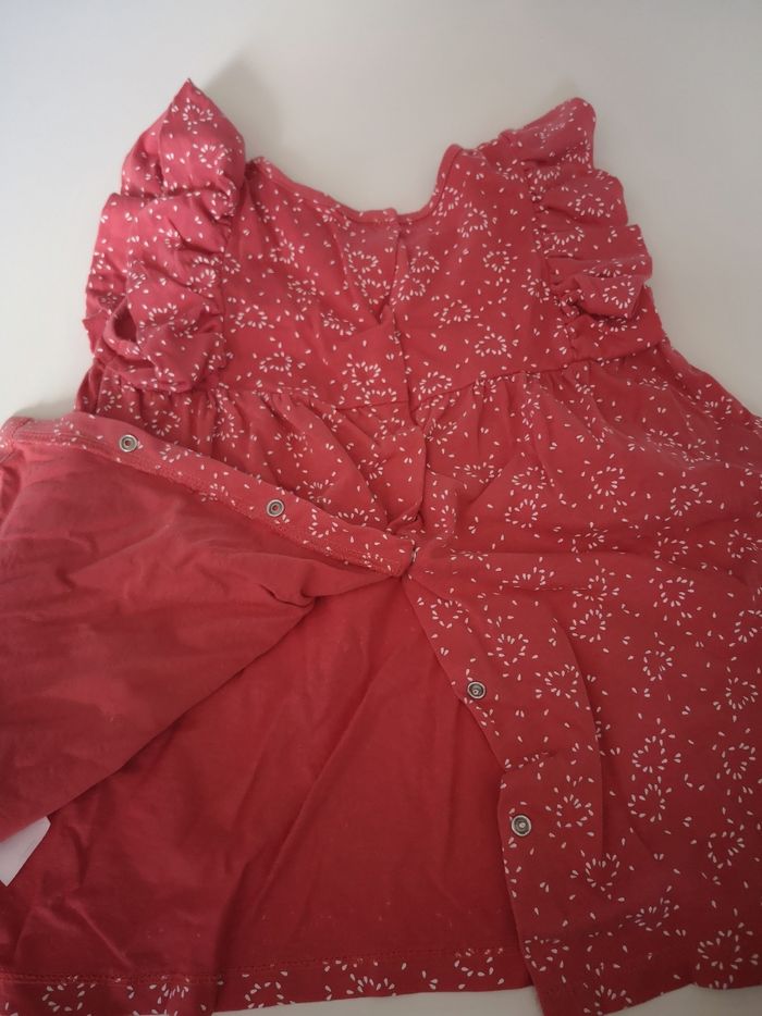 Robe corail coton - photo numéro 4