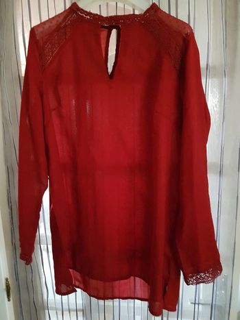 Tunique bordeaux la blancheporte 42