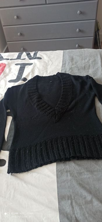 Pull noir t. 38