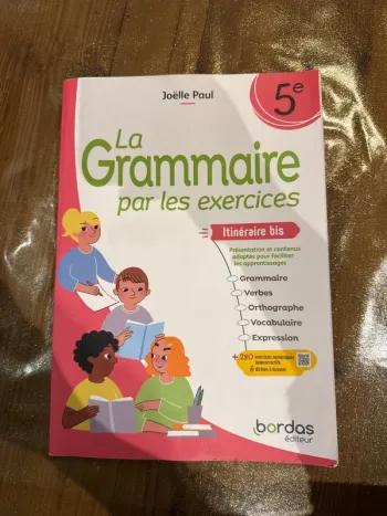 Livre la grammaire par les exercices 5e
