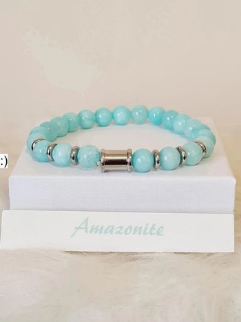 Bracelet pierres naturelles Amazonite