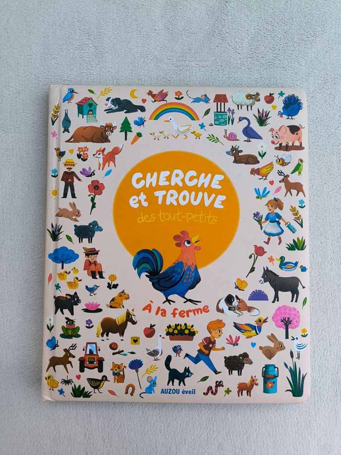 Livre Cherche et trouve à la ferme Auzou - photo numéro 2