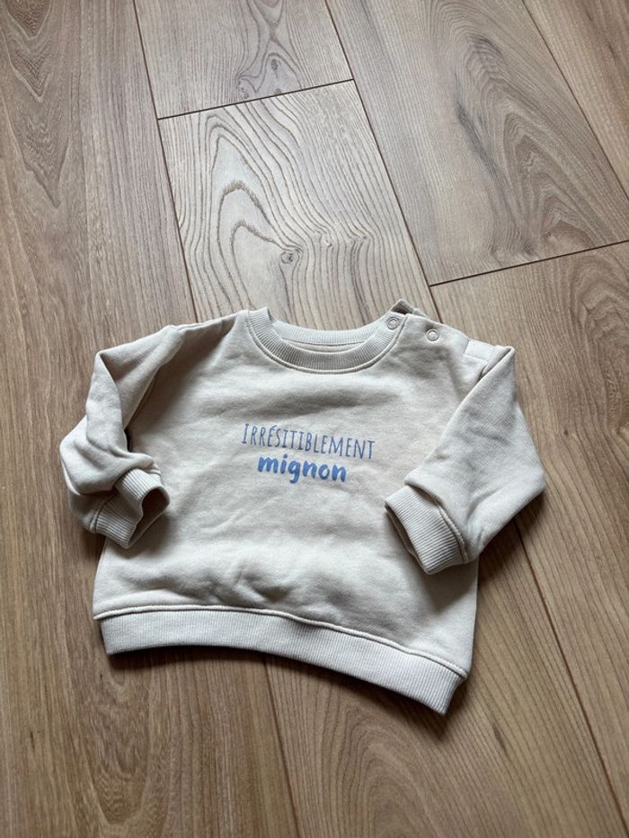 Pull manche longue 3 mois Irrésistiblement mignon - photo numéro 2