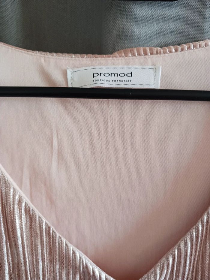 Haut crème doré Promod Taille M38 - photo numéro 3