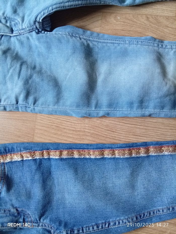 Lot 2 jeans fille 5 ans - photo numéro 3