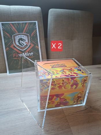 2 acryliques pour display mini tin Pokémon ×10 aimants puissant épaisse 8mm