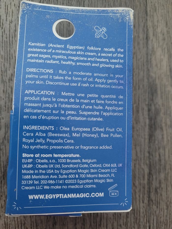 Créme multi-usages pour la peau Egyptian Magic - photo numéro 2