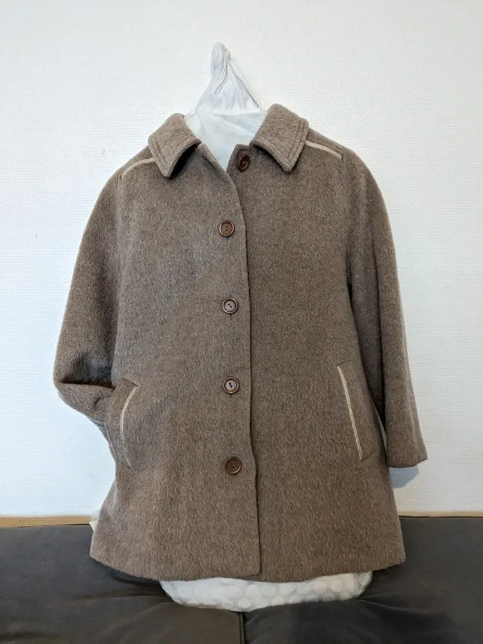 Duffle-coat Damart - beige. - photo numéro 2