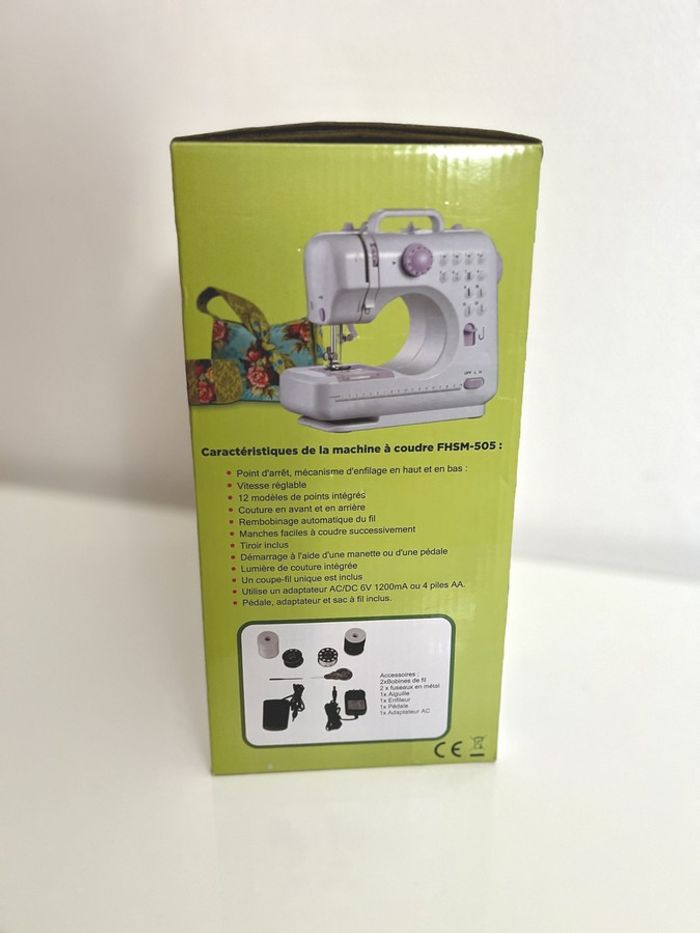 Machine à coudre neuve, jamais utilisée, dans son carton Largeur 27,5 cm x hauteur 26 cm x profondeu - photo numéro 5
