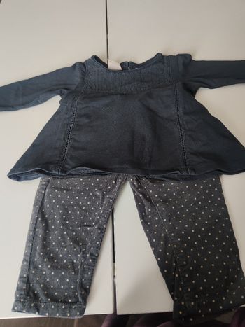 Ensemble Zara fille 3 -6 mois