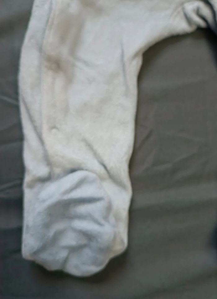 Dors bien bleu clair en velours - photo numéro 5