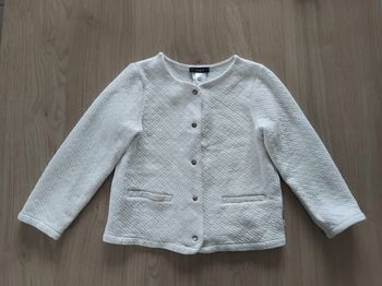 Gilet 6 ans Blanc Fille Okaïdi 🤍