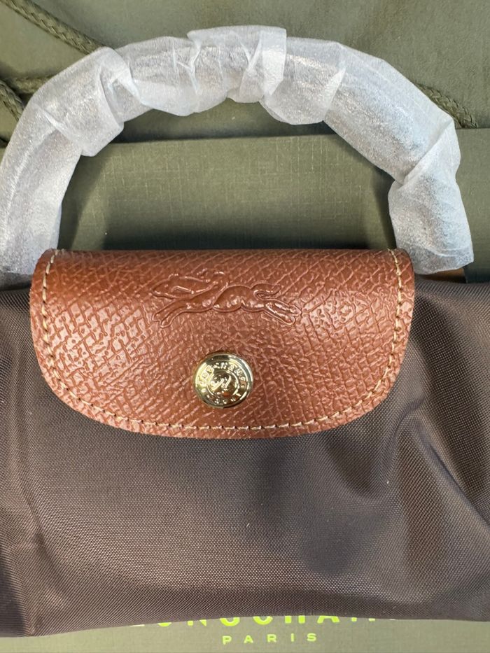 Mini Sac Longchamp Marron - photo numéro 5