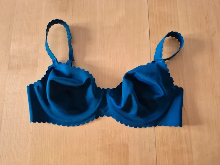 Soutien gorge Dim bleu canard 100C