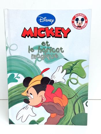 Livre Disney club du livre Mickey et le haricot magique 