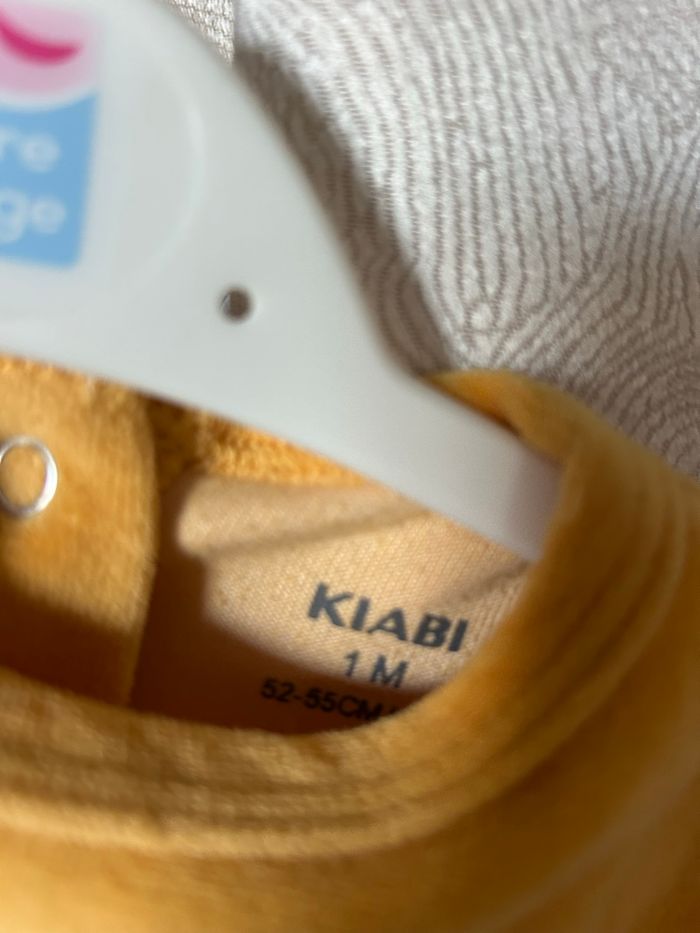 2 pyjamas velours 1 mois Kiabi - photo numéro 5