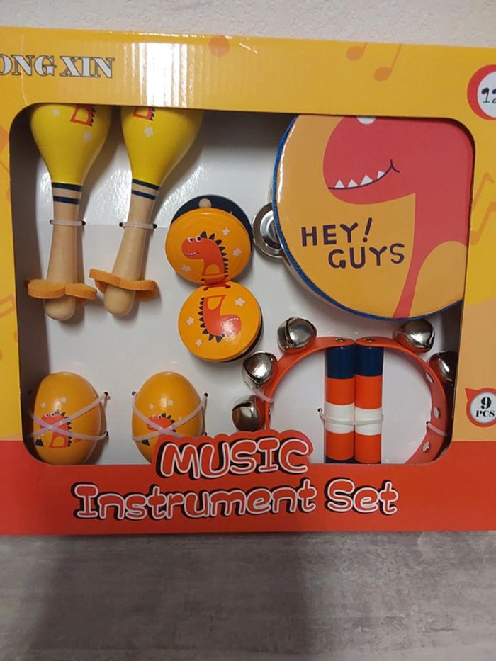 Coffret de 9 instruments couleur jaune - photo numéro 3