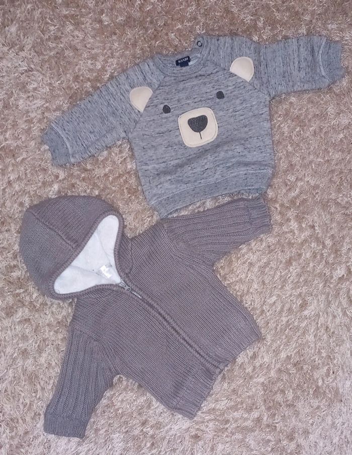 Sweat-shirt et gilet