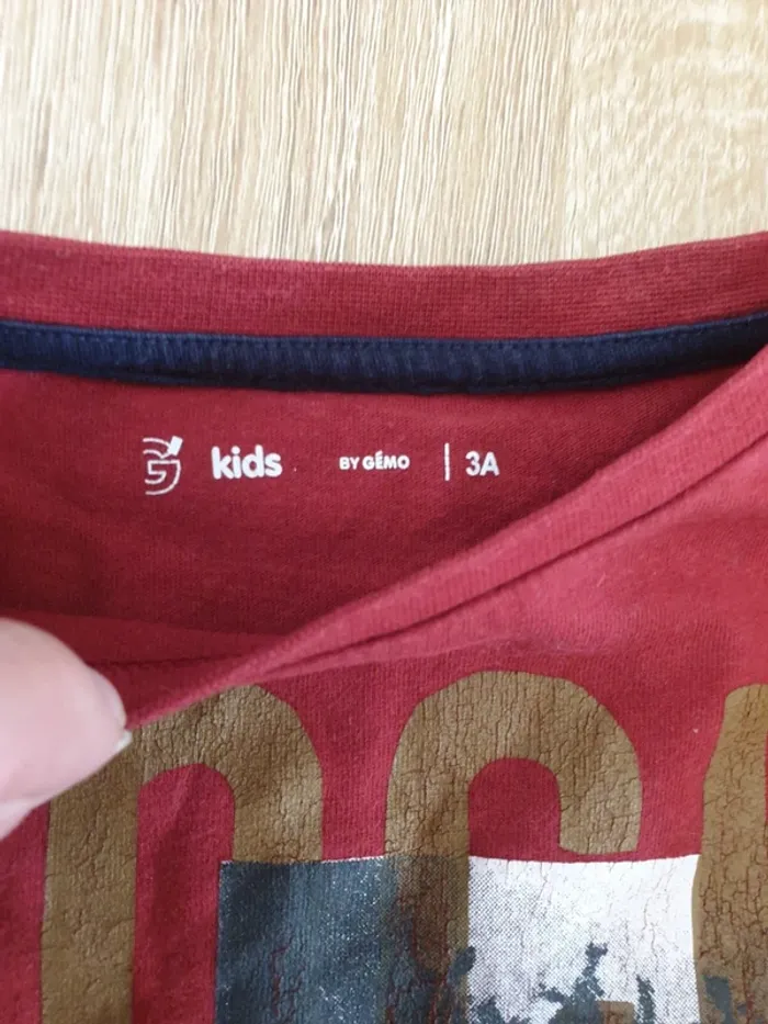 T shirt manches longues rock 3 ans - photo numéro 2