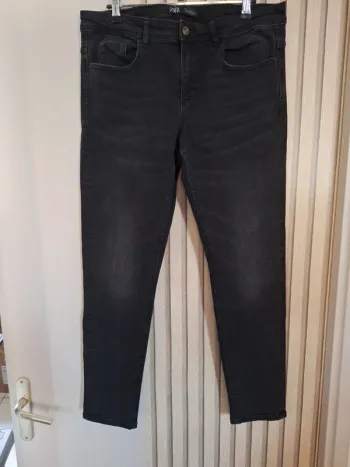 Jeans noir zara t40 #H40L-007