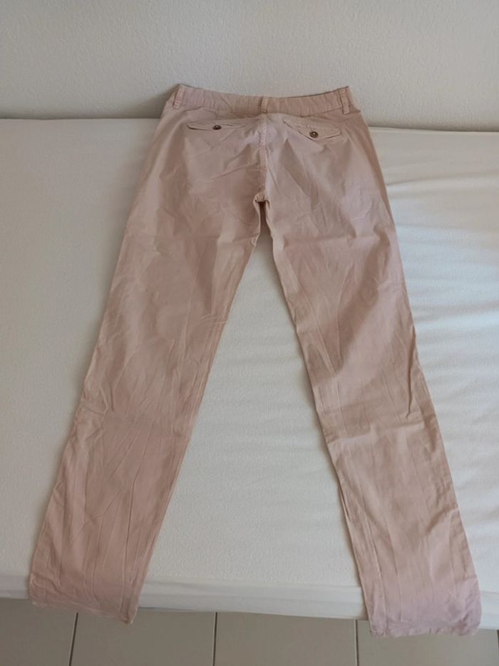Pantalon chino rose Bershka taille 38 - photo numéro 4