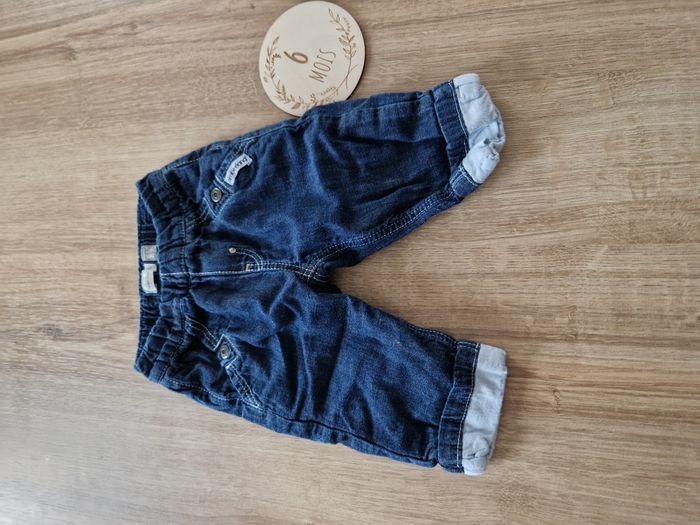 Jean Denim Bébé Garçon Foncé Revers Timberland - 6 mois
